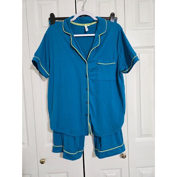 Joyspun large women's blue pajama set - Picture 1 of 14